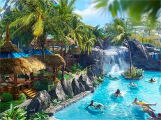 Universals Volcano Bay Waterpark lazy river